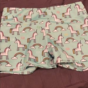 IAB unicorn booty shorts size M